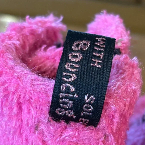 Dr. Martens Kids Fuzzy Pink Boots with Black Laces - Picture 6 of 14